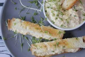 Egg spread with tuna and watercress