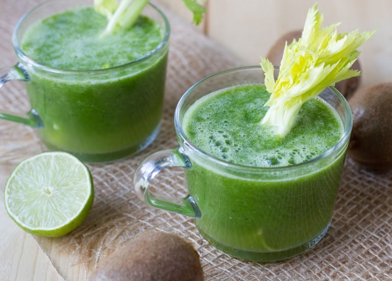 Celery and apple cocktail