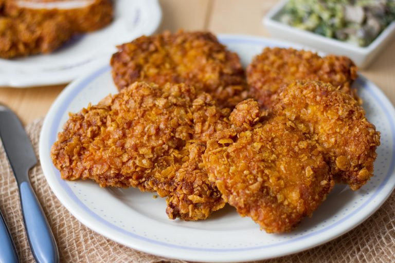 Coated chicken