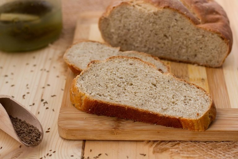 Wheat and rye bread with pickle juice