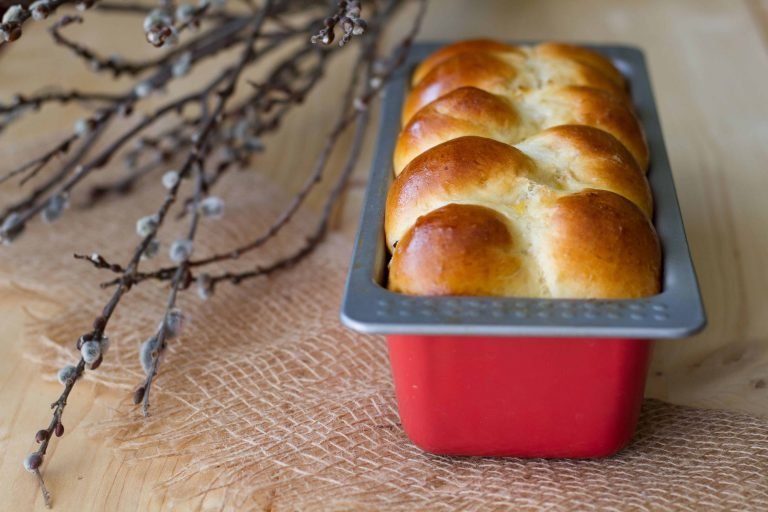 Banana bread with powdered milk