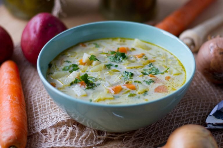 Pickled cucumber soup