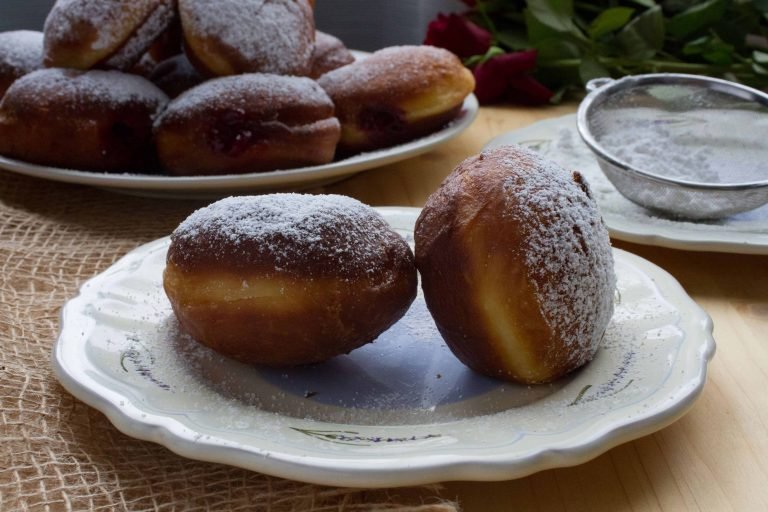Donuts with jam