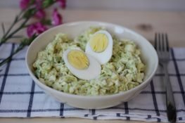 Leek and potato salad