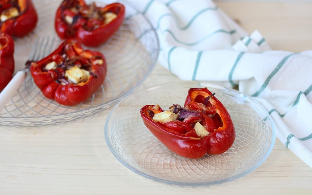 Stuffed and baked peppers