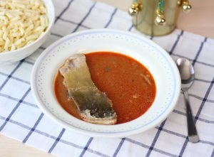 Hungarian fish soup