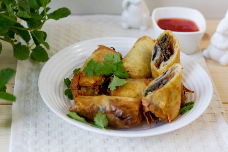 Homemade spring rolls