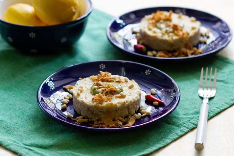Celeriac and tofu tartare