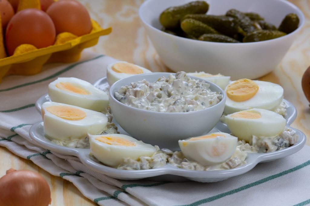 Tartar sauce with mayonnaise