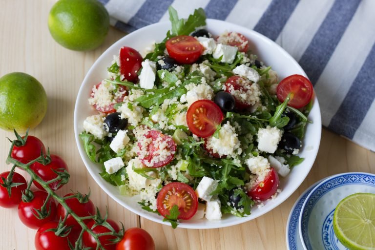 Couscous salad with tomatoes