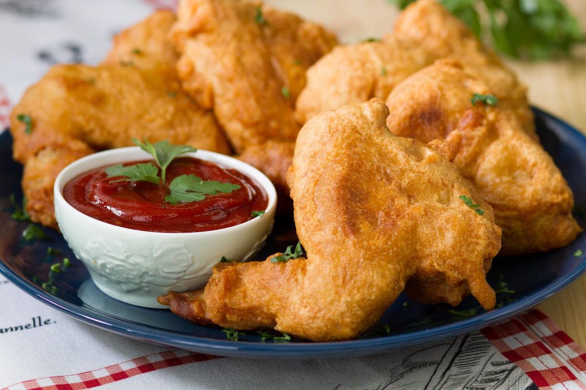 Chicken wings in beer batter ⋆ MeCooks Blog