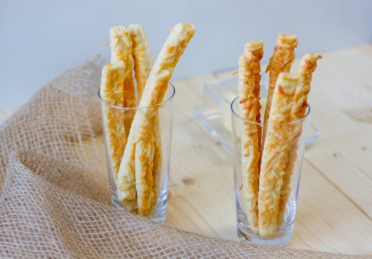Crunchy cheese sticks