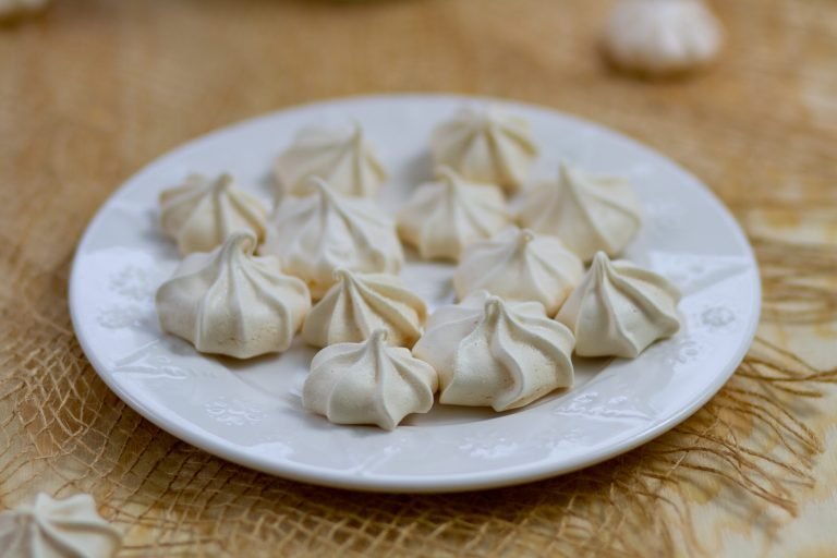 Egg whites and sugar meringues