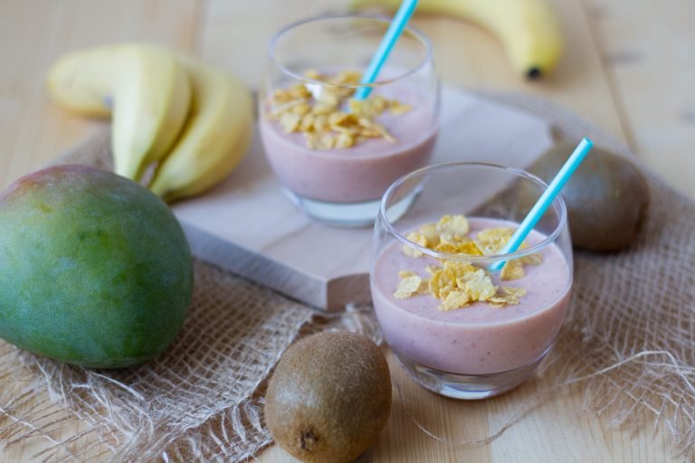 Smoothie with fruits