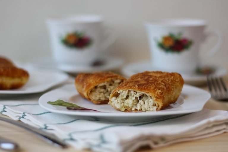 Croquettes with chicken meat