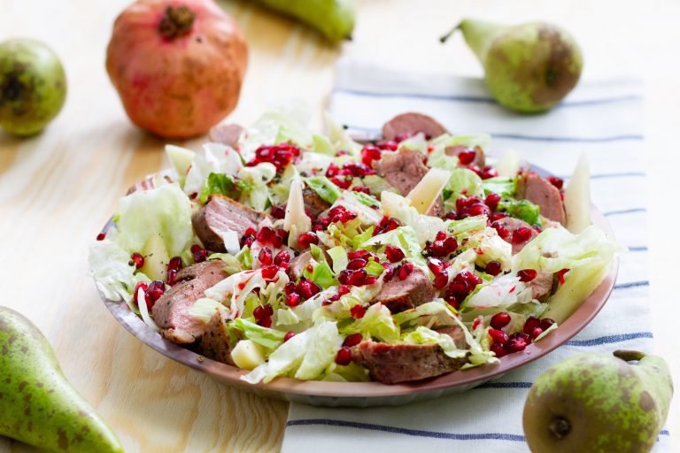 Duck breast salad