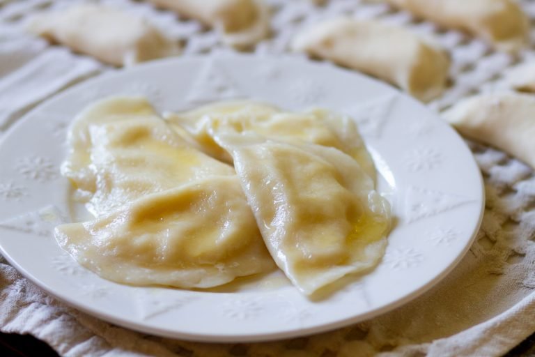 Pierogis with cheese