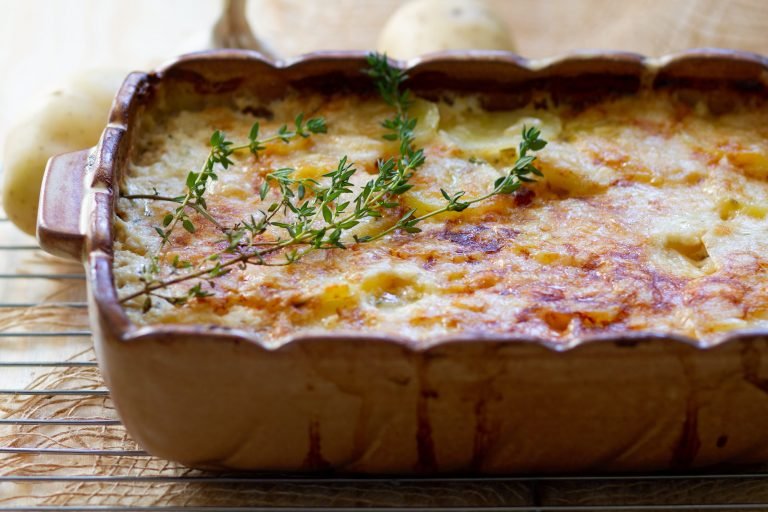 Baked potato gratin
