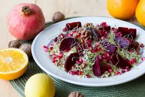 Couscous and beetroot salad