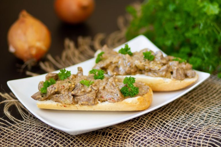 Slightly spicy devilled kidneys