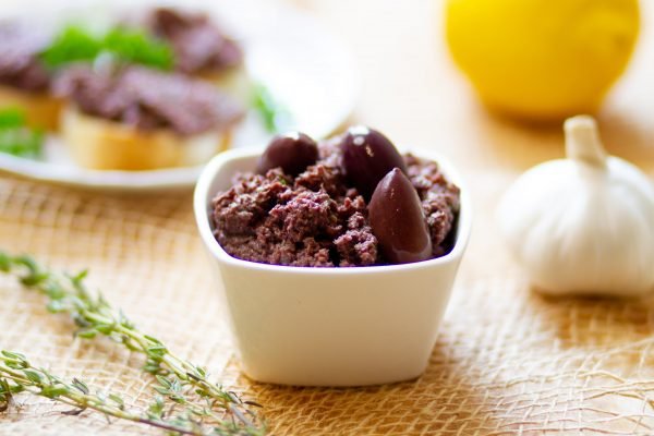 Tapenade from olives