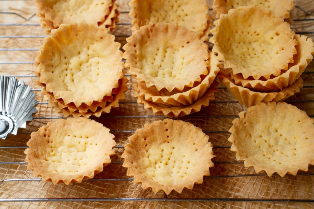 Simple shortcrust pastry tartlets