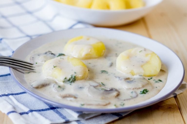Dumplings made from potato and fllour