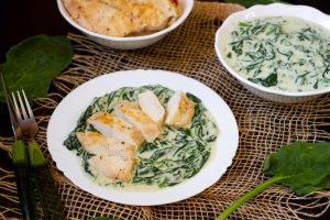 Chicken and spinach