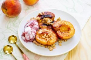 Peaches from the grill