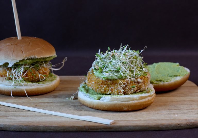 Burgers made from carrot