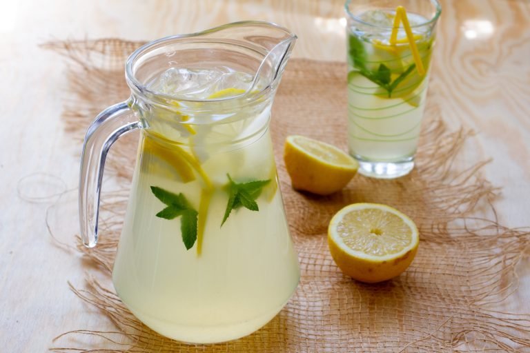 Lemonade with mint