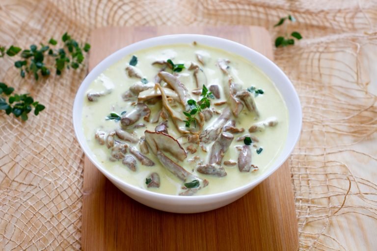 Sauce made from chanterelles