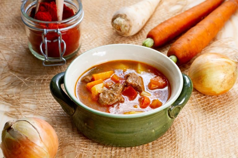 Hungarian goulash soup