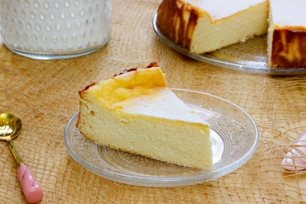 Viennese cheesecake with quark cheese