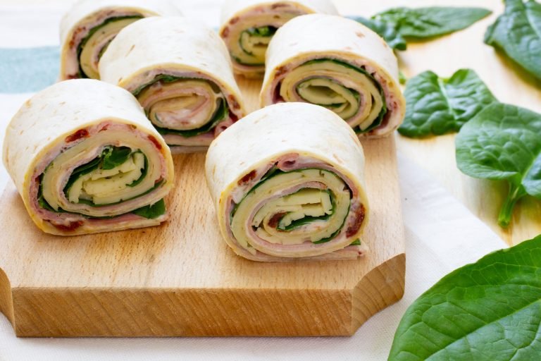 Rolls made from tortilla