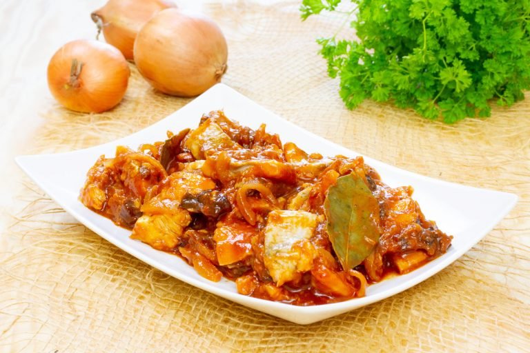Kashubian style herring in sauce