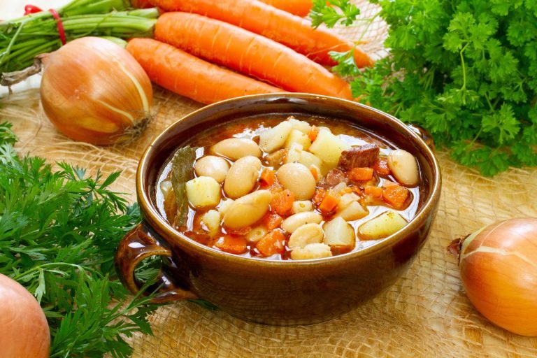 Soup with butter bean