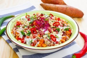 Rice and potato salad