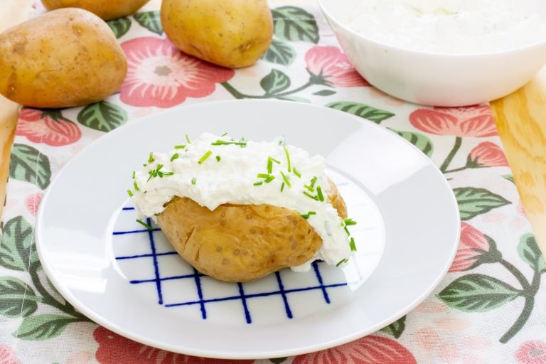 Baked potatoes