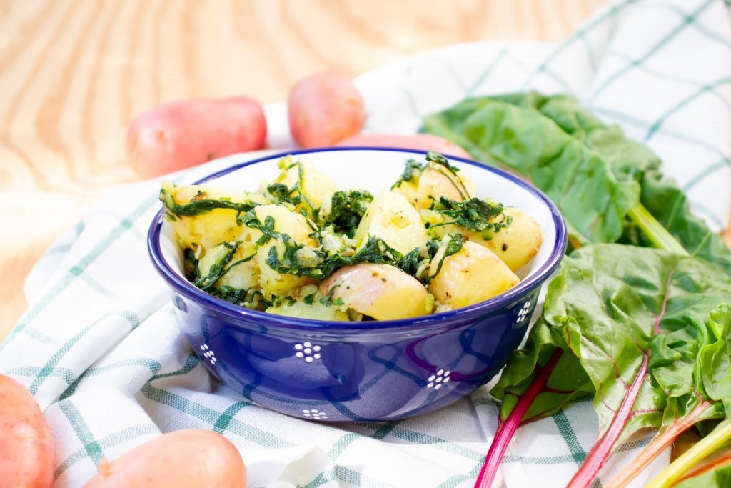 Potatoes with blitva