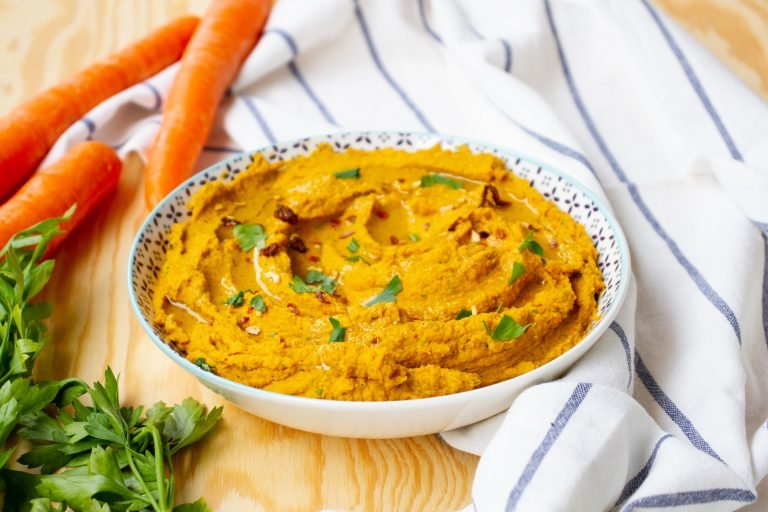 Oven roasted carrot dip