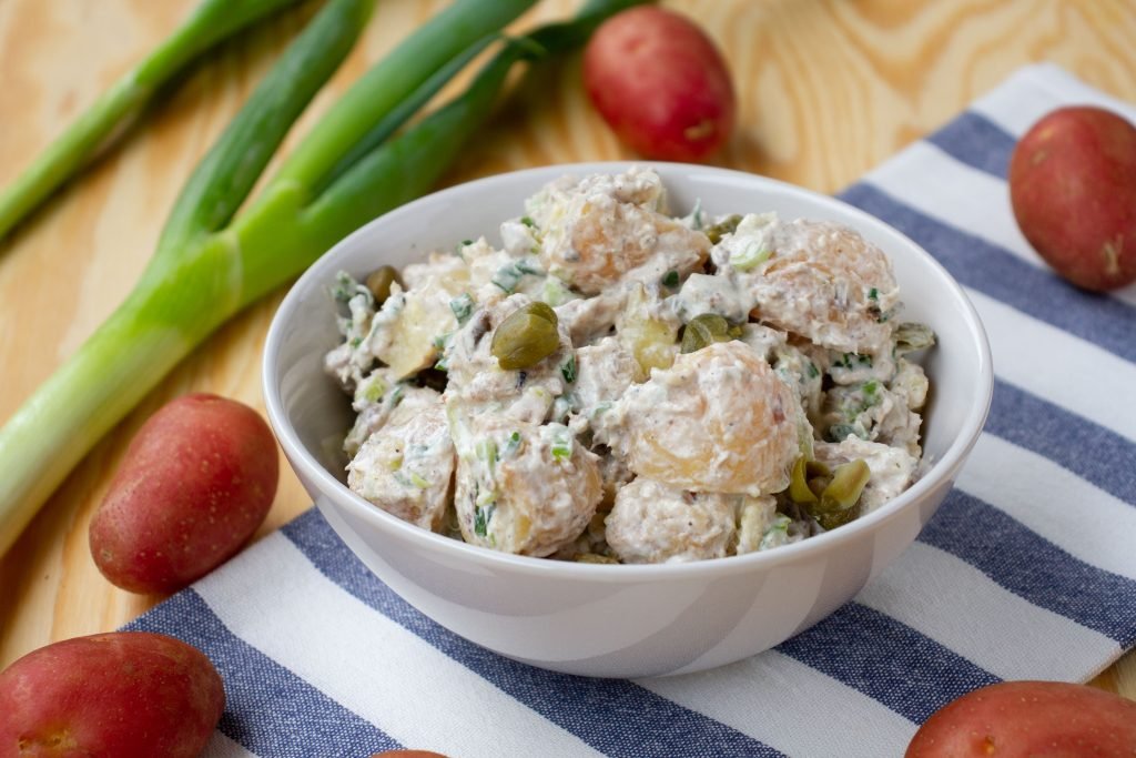 Salad with potatoes