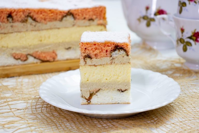 Cake with coffee cream