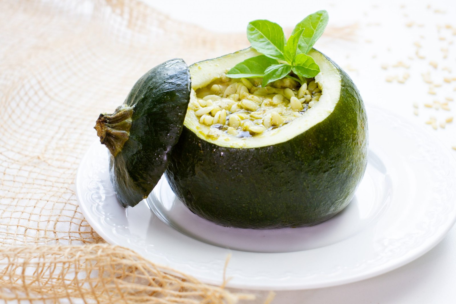 Stuffed zucchini