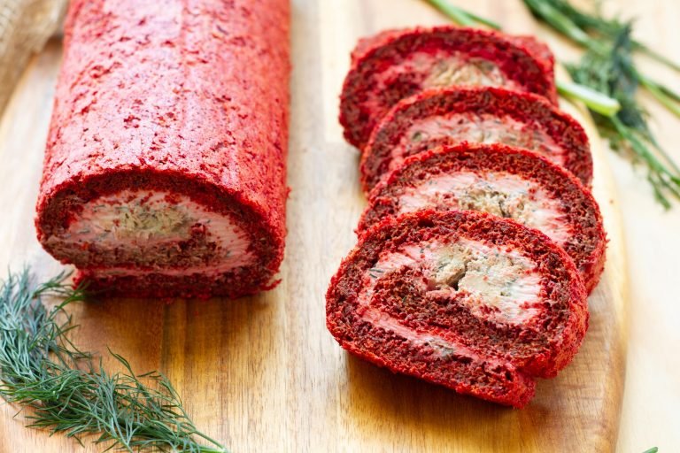 Beetroot roulade