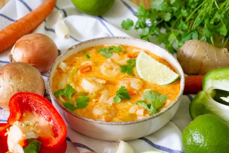 Red curry soup