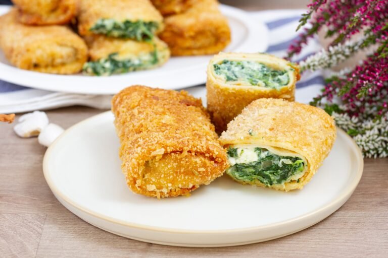 Croquettes with ricotta and spinach recipe