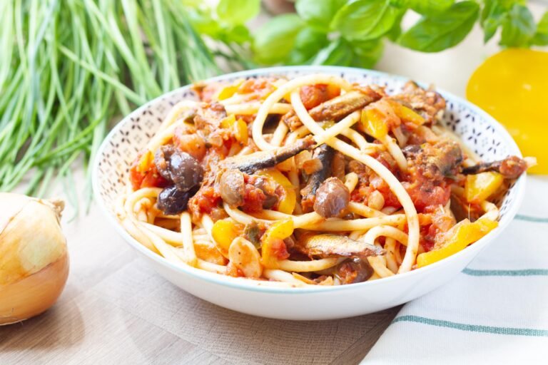 Pasta with sprats recipe
