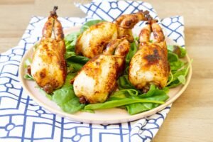 Baked quail