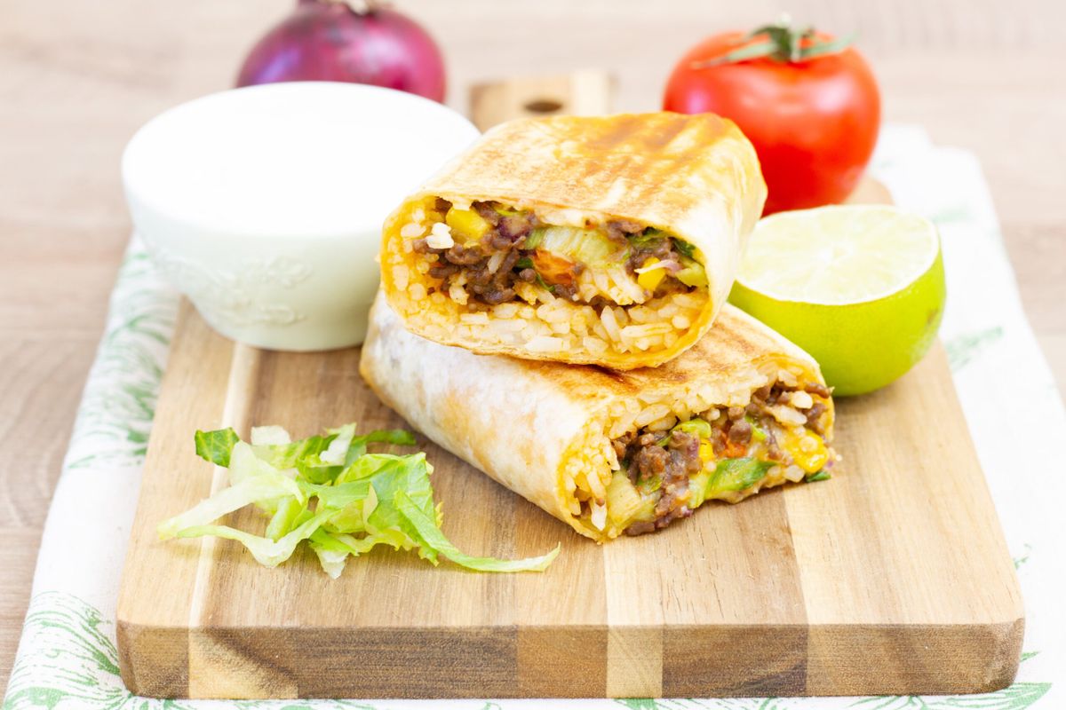 Beef burrito